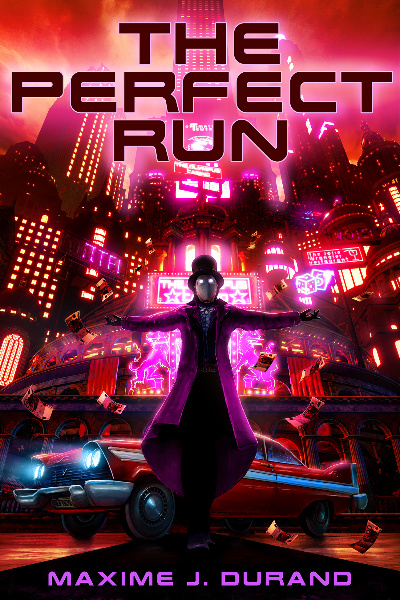 The Perfect Run web novel cover by Maxime J. Durand (Void Herald)